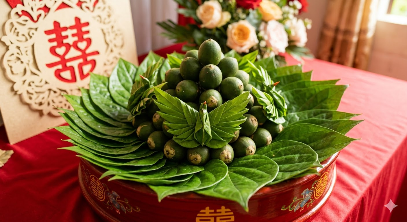 Giải thích các thành phần trong mâm bưng quả (mâm sính lễ)